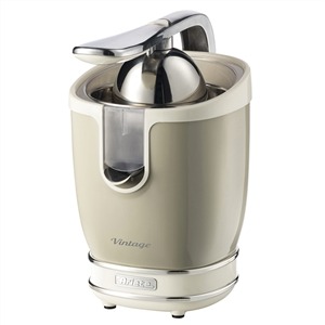 ARIETE Exprimidor Vintage Beige 85w 2 Conos Silencioso, Modelo 413/03