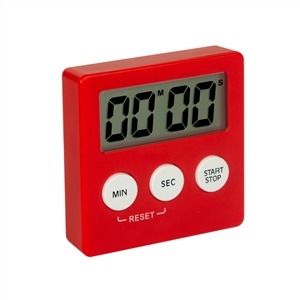 RIVER Temporizador Cocina Imán Rojo, Modelo ACK-002